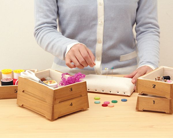 ミニ跳び箱（5段重ね） 小物入れ・収納｜小物入れ通販【家具の里】
