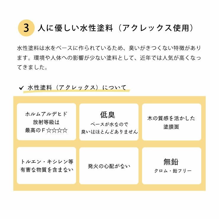 人に優しい水性塗料の親子ベッド