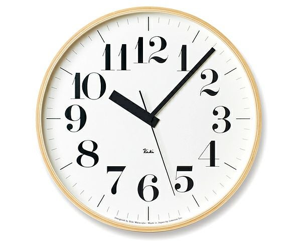 掛け時計 リキクロック Lサイズ（電波時計）Lemno 掛け時計｜掛け時計