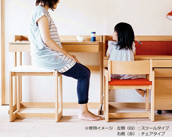 国産　杉工場　木製上下可動椅子 学習椅子・学習チェア キッズチェア　子供用　イス 杉工場】木の学習チェア MU 学習椅子・学習チェア｜学習椅子・学習