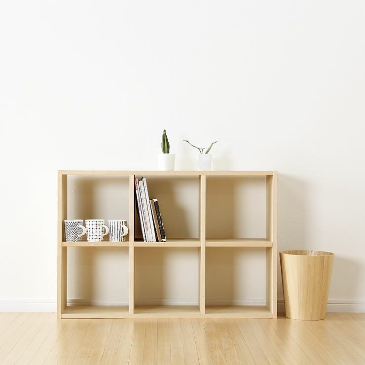 メープル材の素材感たっぷり木の温もりあふれるシェルフ720（高さ72cm） 杉工場「木と風」_詳細17