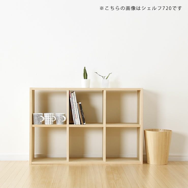 杉工場】メープル材の素材感たっぷり木の温 本棚・シェルフ｜本棚
