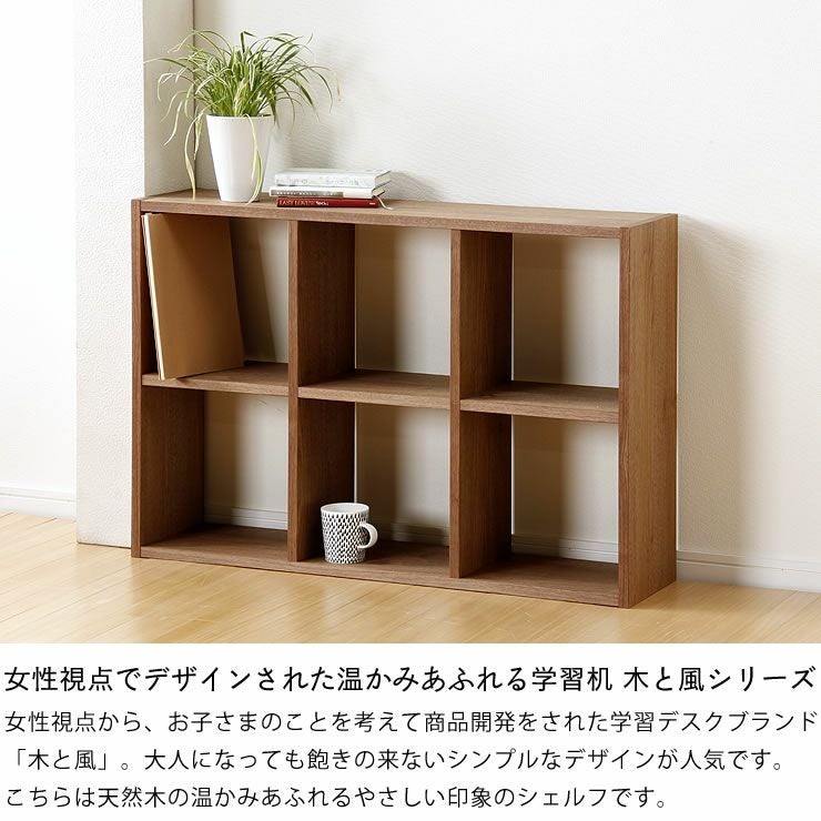 杉工場】ウォールナット材の素材感たっぷり 本棚・シェルフ｜本棚