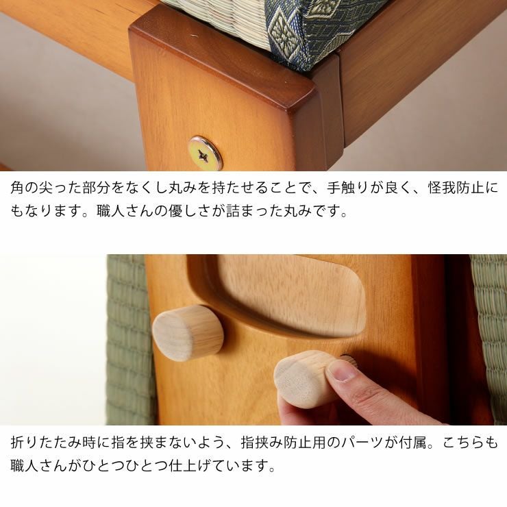 出し入れ簡単！折り畳みが驚くほど軽くてスムーズな木製折 畳ベッド