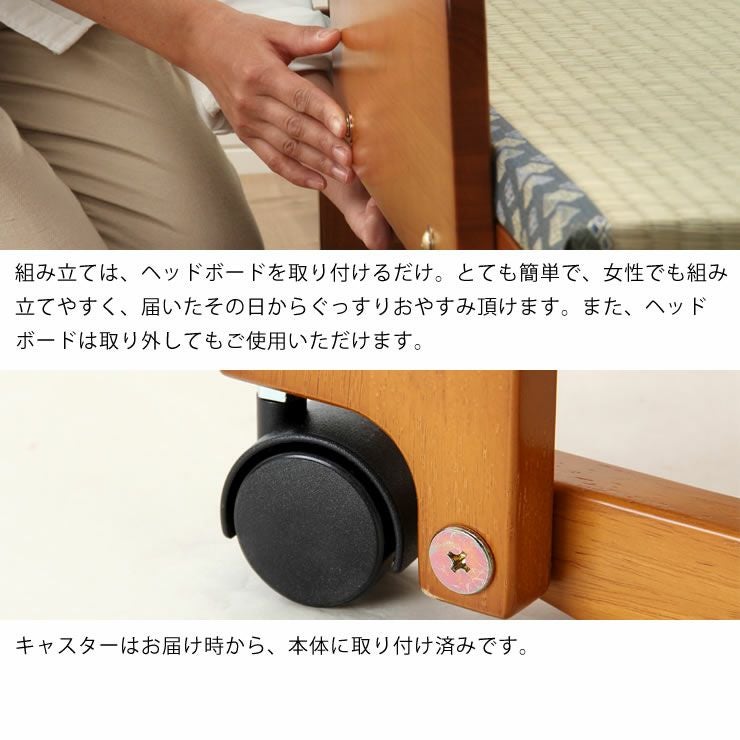 出し入れ簡単！折り畳みが驚くほど軽くてスムーズな木製折 畳ベッド