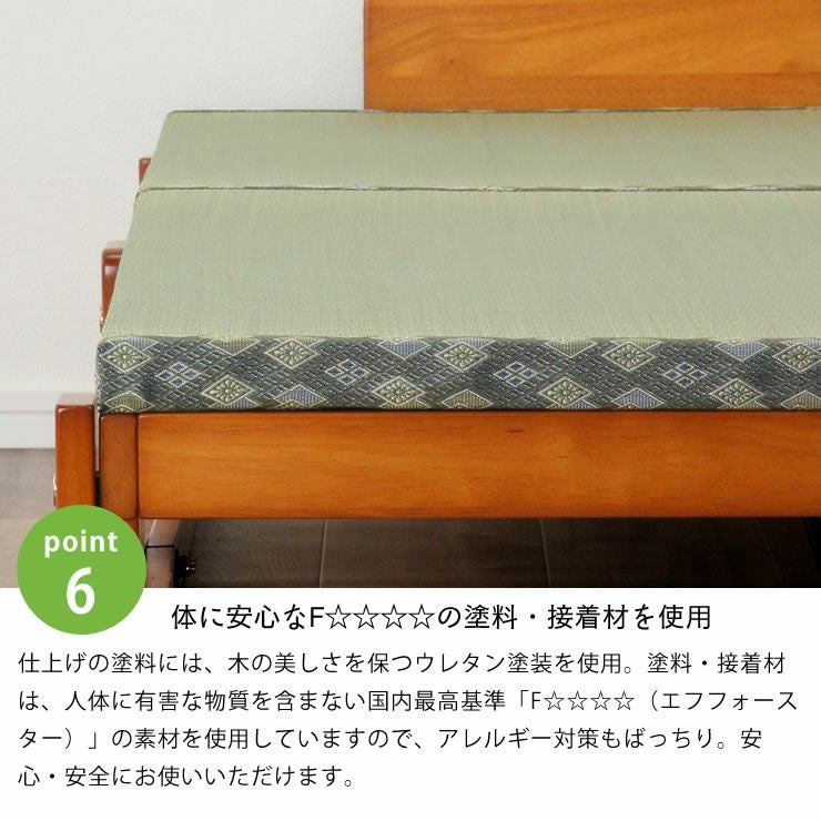 出し入れ簡単！折り畳みが驚くほど軽くてスムーズな木製折 畳ベッド