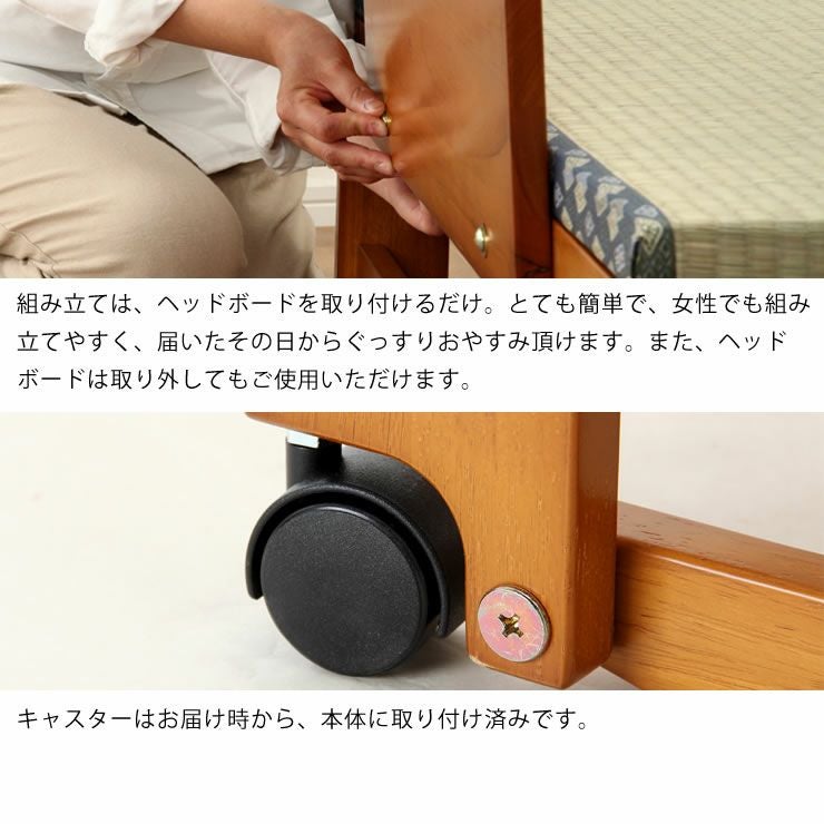 出し入れ簡単！折り畳みが驚くほど軽くてスムーズな木製折 畳ベッド