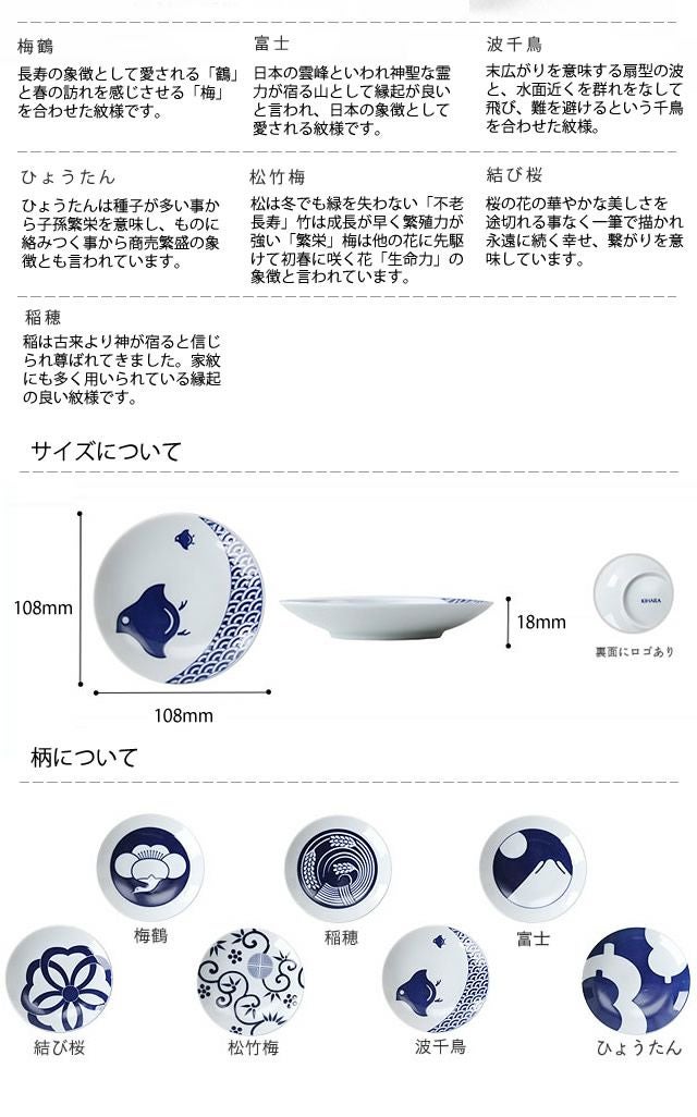 KIHARA（キハラ）KOMON豆皿（1枚)_詳細06