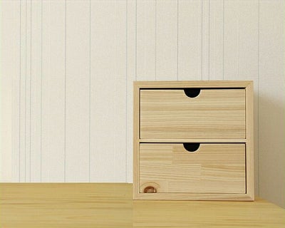 ヒノキカグ大正集成 ミニ・キューブ収納 引き出しあり