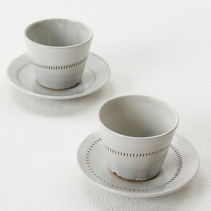 蔵人窯（くらんどがま）小石原焼 カップ＋平皿セットトビカ 陶芸・作家