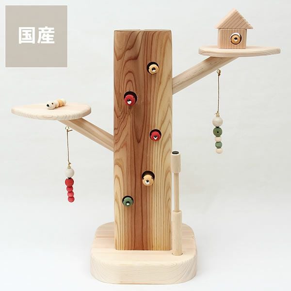 夢工房ももたろう木のおもちゃ ひっつきむ ベビーグッズ・おもちゃ