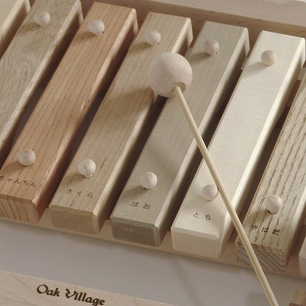 自然のカラフルな色合いの鍵盤