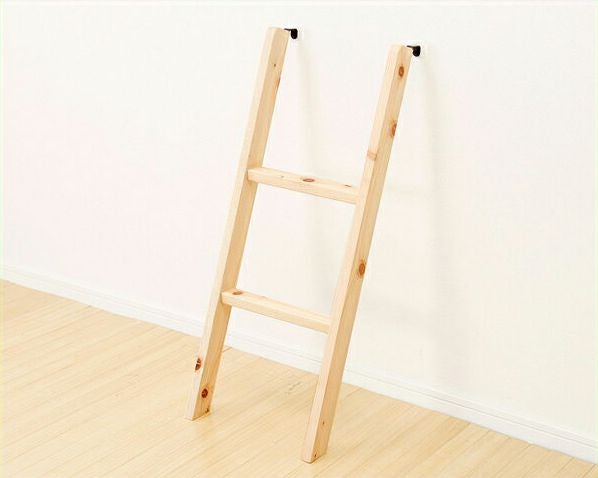 子供部屋にぴったり！ひのきのハシゴ その他ベッド関連｜家具通販