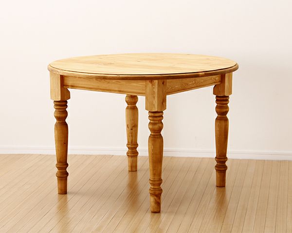 木製ダイニングテーブル105cm丸_詳細02