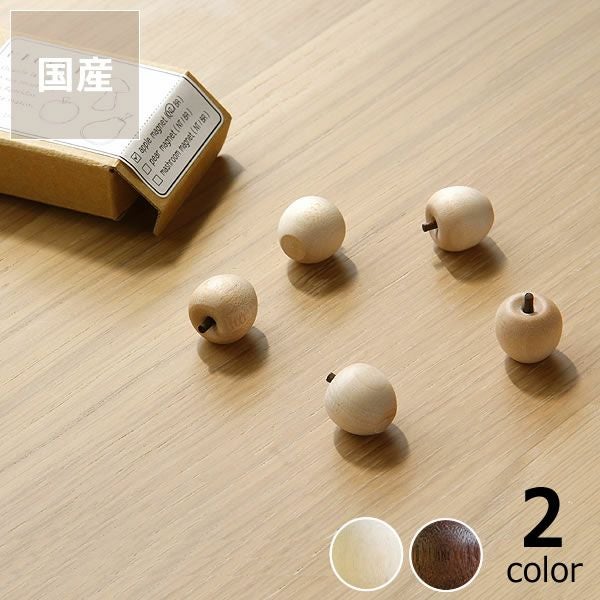 La Luz（ラルース）りんごマグネット（5個セ オーナメント・置物｜雑貨