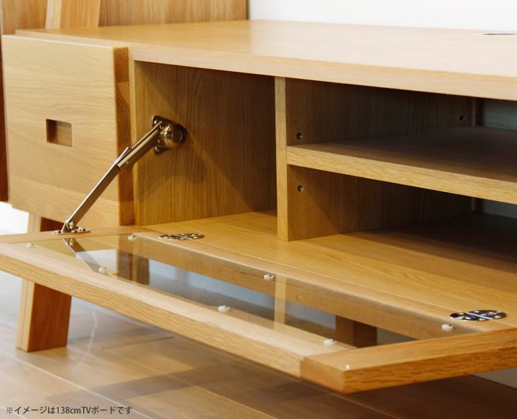 お部屋にワンポイント!木製テレビボード138cm幅_詳細02