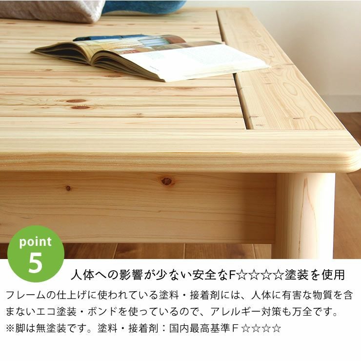 ひのき100％でがっしりした木製すのこベッドシ すのこベッド｜すのこ