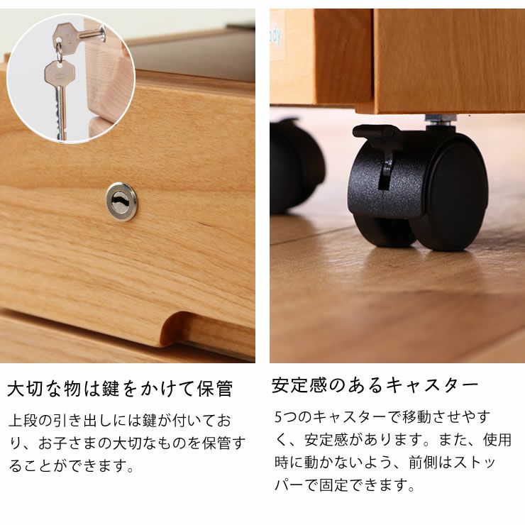 すっきりデザインのワゴンWINDY（ウィンディ ワゴン・上棚｜ワゴン