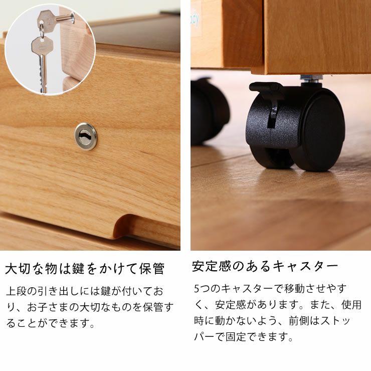 すっきりデザインの昇降式ワゴンWINDY（ウィ ワゴン・上棚｜ワゴン