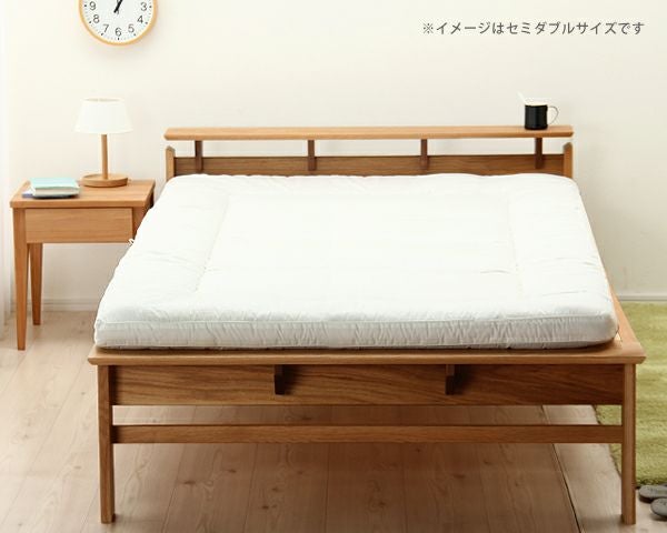 オーク無垢材を使用した木製すのこベッド セミダ すのこベッド｜すのこ