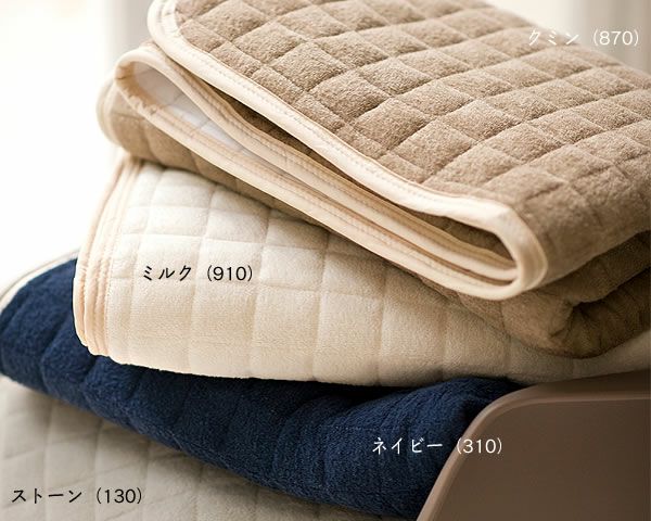 吸湿性抜群のタオル生地パッドシーツ シングルサイズ(100×200cm)_詳細03