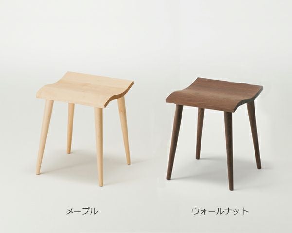 天然木　ナチュラル感を感じるスツール ナチュラルな雰囲気を作る木の素材感を感じる木製スツール スツール