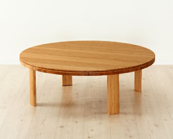 竹の木製ちゃぶ台105cm丸_詳細03