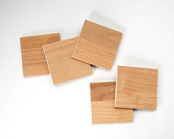 アルダー材の板見本サン お手入れ用品・メンテナンスキット