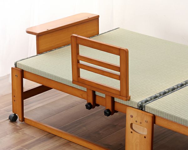 天然木で作られた折りたたみベッド専用ベッドガードベ その他ベッド