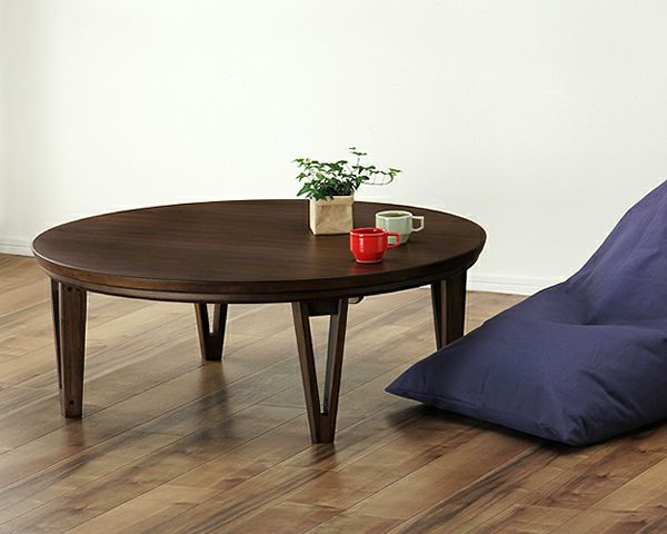 家具調こたつ 円形 105cm丸 こたつテーブル（円形・楕円形）｜こたつ