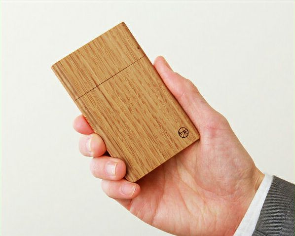 ヤクモ家具製作所木製名刺ケース ウォールナット材カード 服飾小物