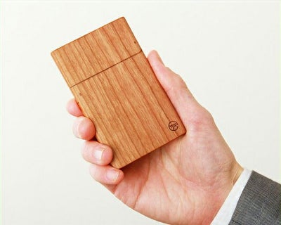 ヤクモ家具製作所木製名刺ケースブラックチェリー材_詳細01