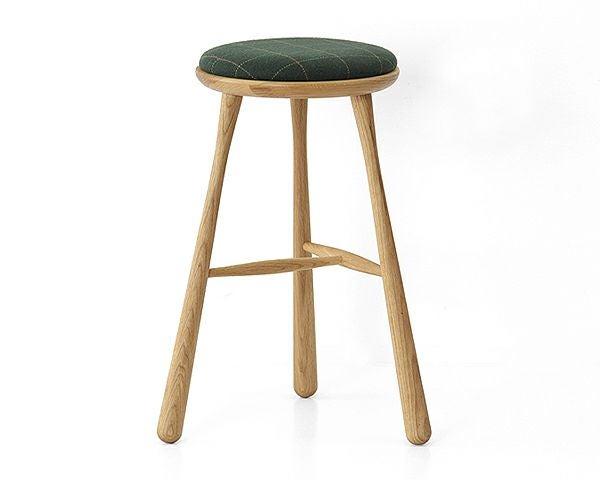 BOWスツールRibbonオーク材 高さ61cm_詳細02