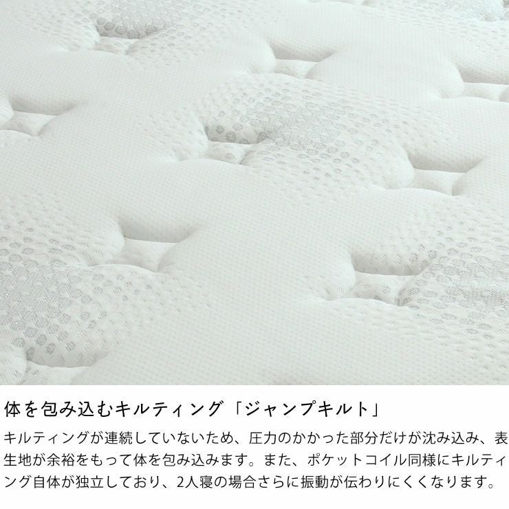 サータ（Serta）スイートコンフォート ボックストップポケットコイルマットレス（BOXトップタイプ）SK セミキングサイズ（3ゾーン：並行配列）_詳細13