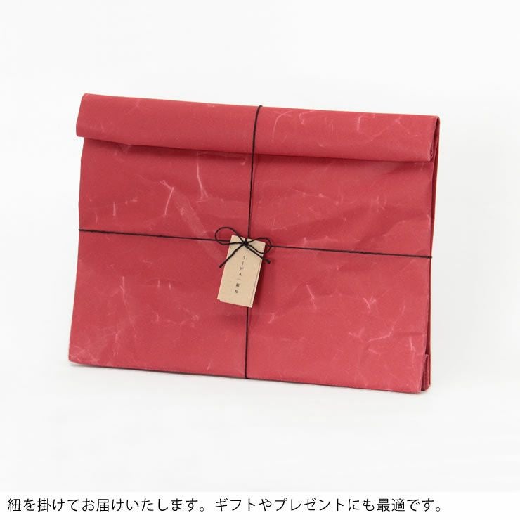 SIWA（シワ）クラッチバッグ Wide紙袋 軽量（デ 服飾小物｜服飾雑貨