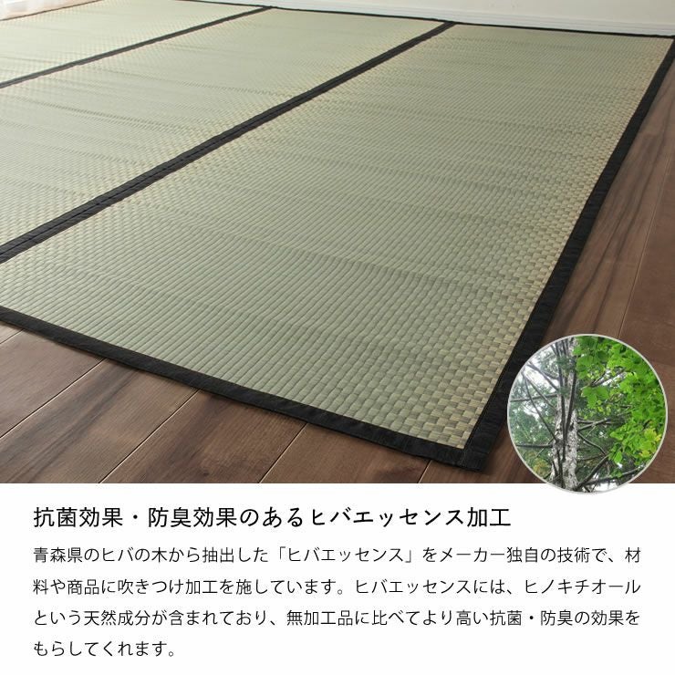 市松模様を施したい草上敷き本間10畳（ い草ラグ・花ござ｜い草ラグ