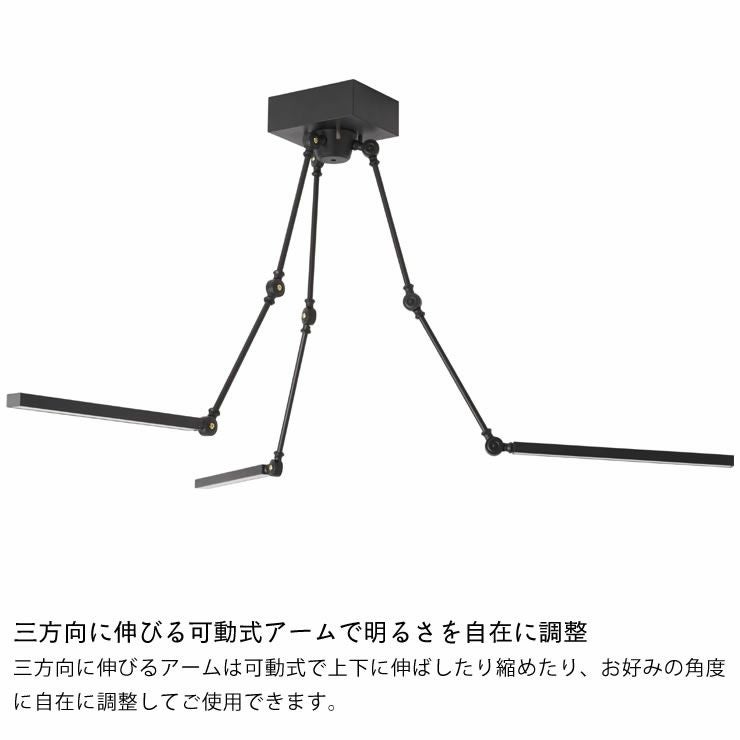 BRID（ブリッド） スタンドワーカー3アーム ペンダントライト｜天井