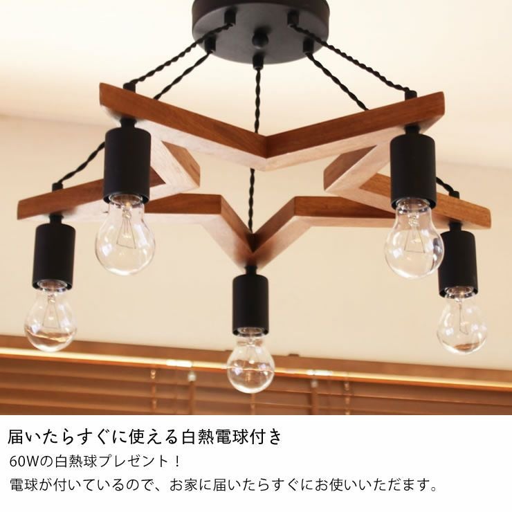 電球プレゼント】BRID（ブリッド） 5灯ウ ペンダントライト｜天井照明