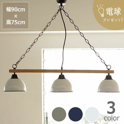 BRID（ブリッド） ジェンダー ウッド・ロッド3灯ペンダントランプ リモコン付_詳細01