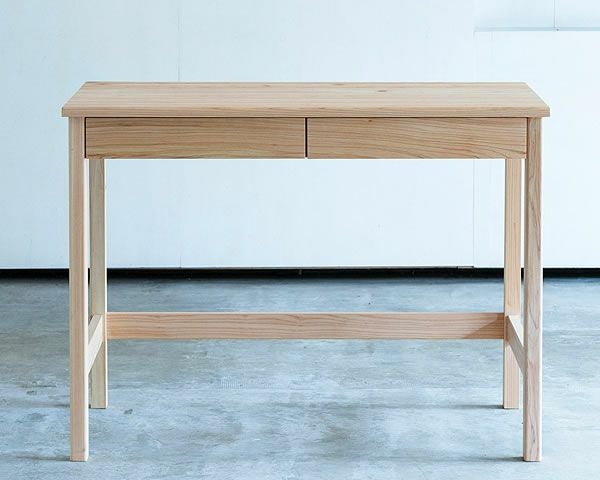 ひのきの素材感を感じる学習机 10 学習机・勉強机・学習デスク単品