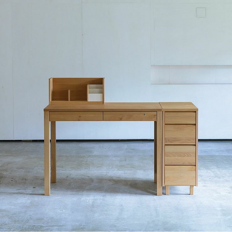 アルダー材の上置き本棚杉工場 ブックタッチ ワゴン・上棚｜ワゴン