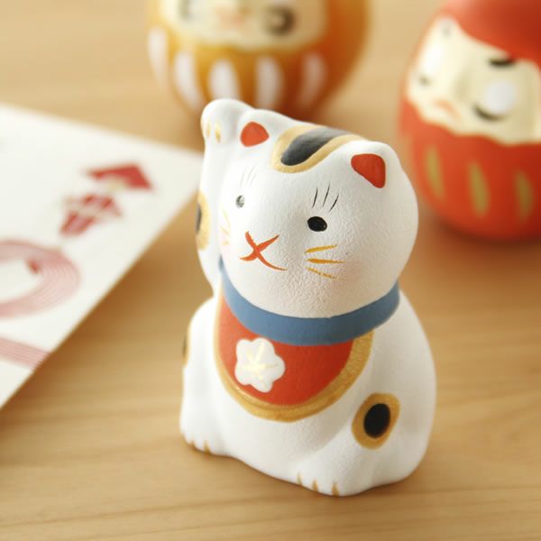 中川政七商店 福招き猫みくじ（1個）置き物 縁起 オーナメント・置物
