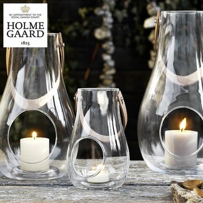 ホルムガードデザインウィズライトランタン高さ16cmクリア