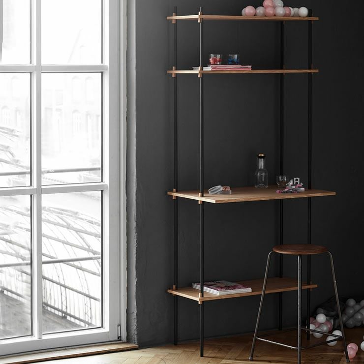 MOEBE（ムーベ）シェルビングシステムデスクオーク_詳細13