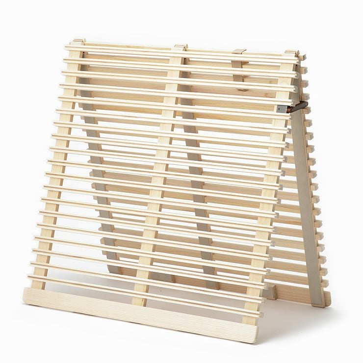 頑丈なのできしみ音もしにくい構造の折り畳み式すのこ