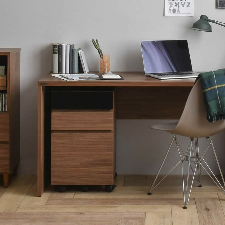 「鏡面×木目」サイドチェスト40cm幅_詳細02