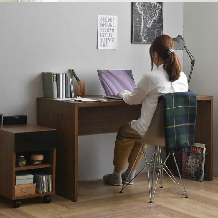 「鏡面×木目」サイドチェスト40cm幅_詳細03