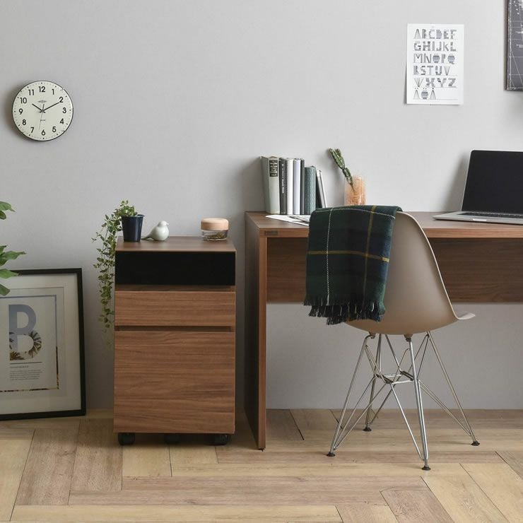 「鏡面×木目」サイドチェスト40cm幅_詳細16