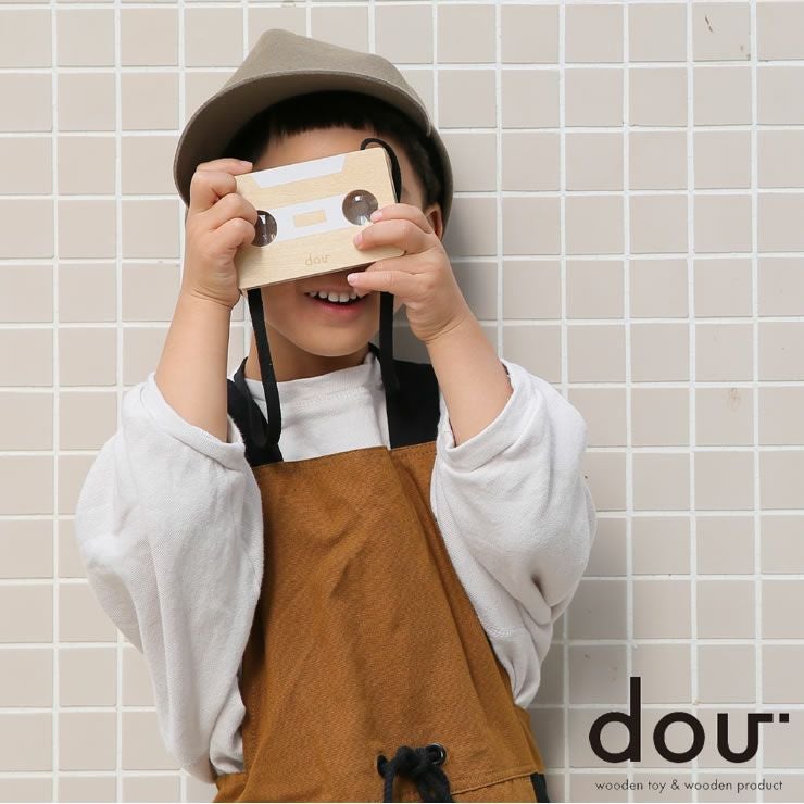 テープ型木製 テレイドスコープ／万華鏡「 ベビーグッズ・おもちゃ