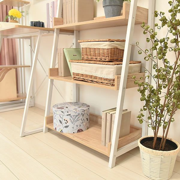 スタイリッシュな3段ラック（67cm幅）_詳細03